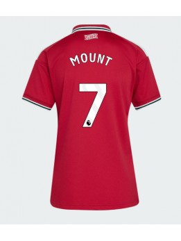 Ženski Nogometna dresi replika Manchester United Mason Mount #7 Domači 2026-27 Kratek rokav Ženski Nogometna dresi replika Manchester United Mason Mount #7 Domači 2026-27 Kratek rokav